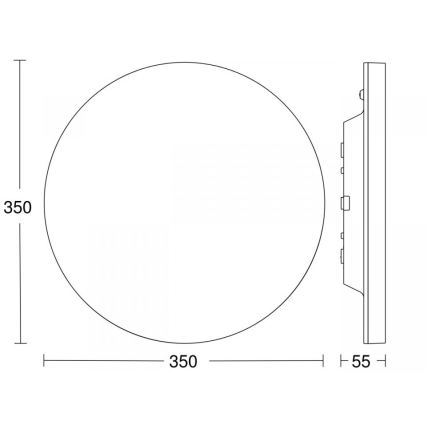 Steinel 068448 - KOMPLEKTS 5x LED Aptumšojama griestu lampa ar sensoru RS PRO R20 BASIC SC LED/15,4W/230V 4000K IP40
