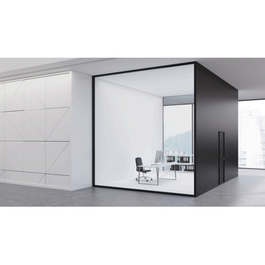 Steinel 068646 - Klātbūtnes noteikšanas detektors IR Quattro MICRO 6m KNX IP65 apaļš, melns