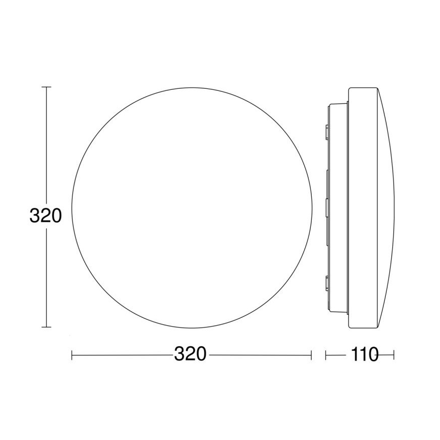 Steinel 069759-LED Vannas istabas griestu lampa RSPROP2 LED/14,1W/230V 4000K IP54