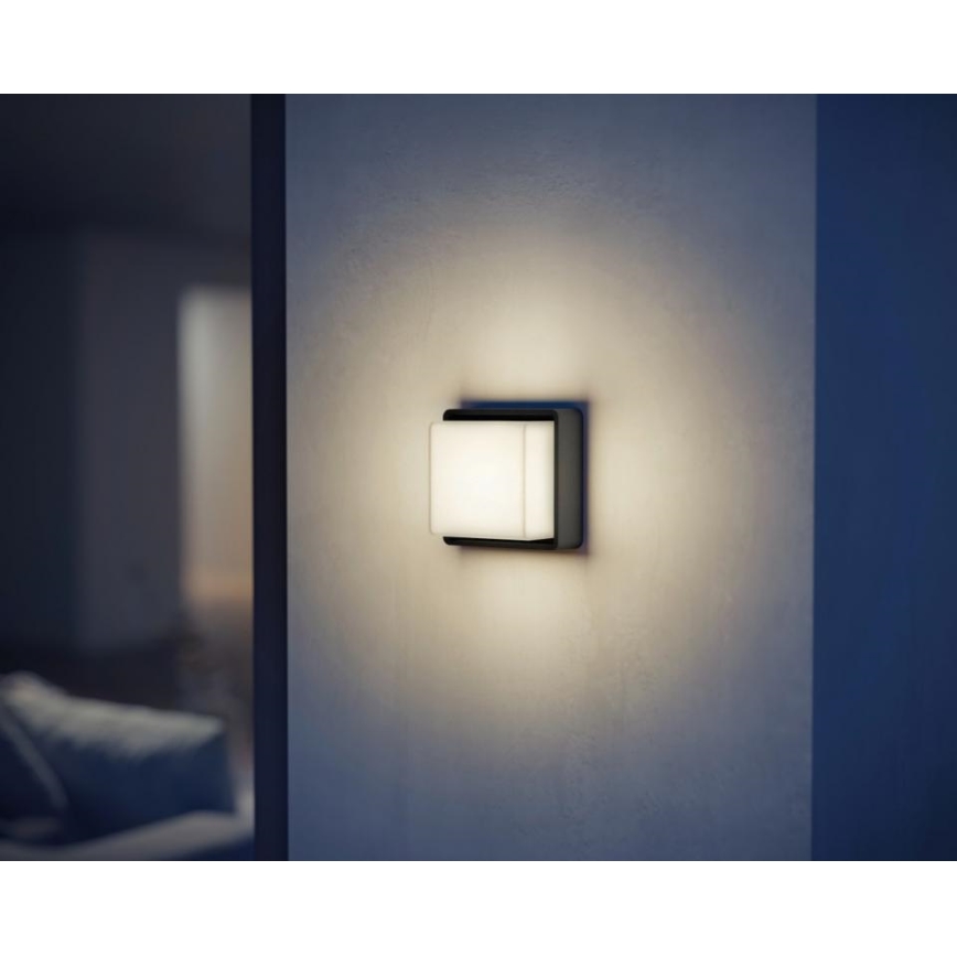 Steinel 078645- LED Āra sienas lampa ar sensoru L 845 SC 9W/230V 3000K IP44 antracīta