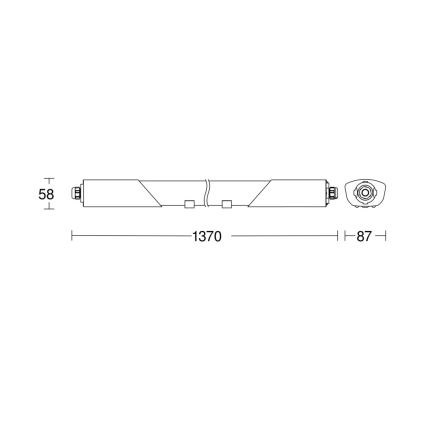 Steinel 078881 - LED Lielas slodzes gaismeklis ar sensoru RS PRO 5100 SC LED/30W/230V IP66