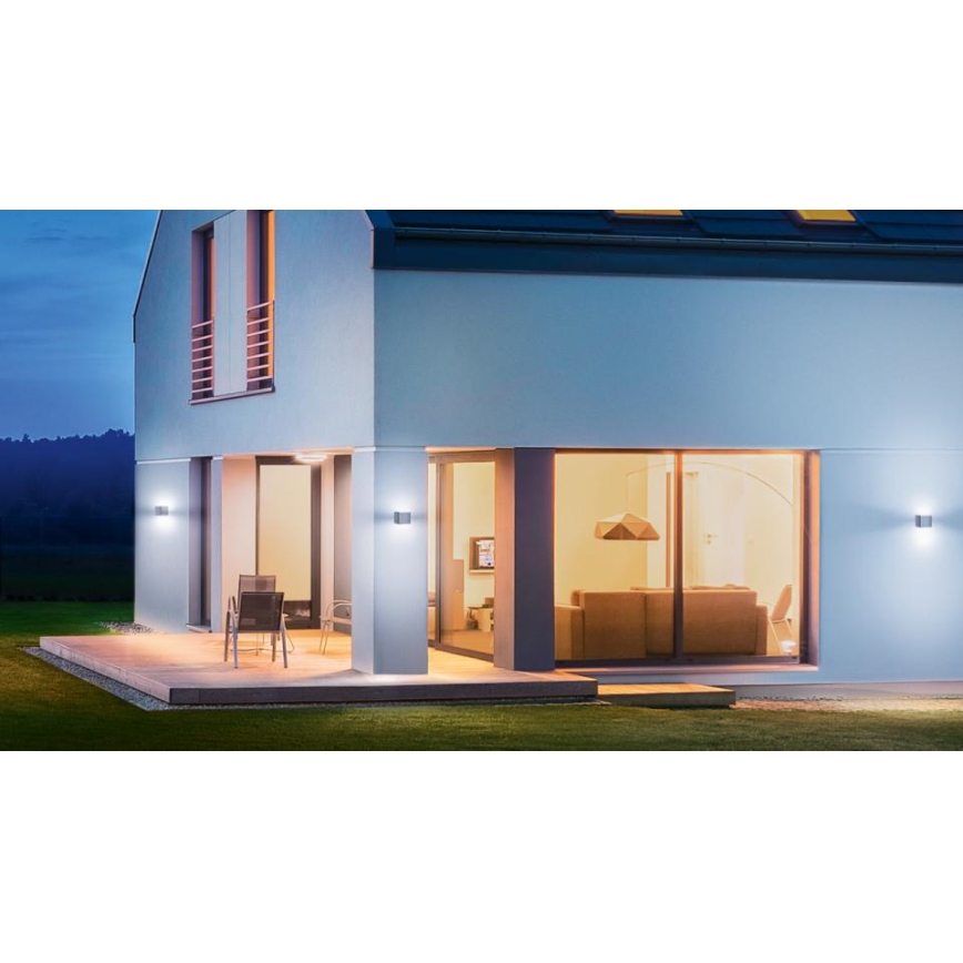 Steinel 079260 - LED Āra sienas lampa L835 C LED/9,1W/230V IP44 antracīta