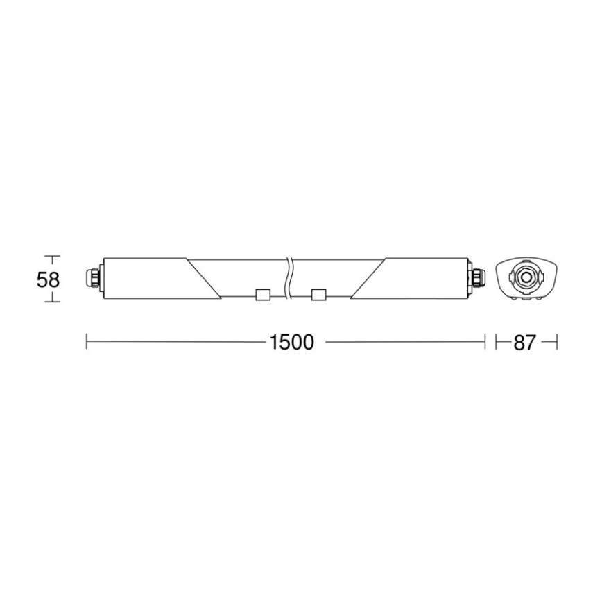 Steinel 079338 - LED Lielas slodzes gaismeklis ar sensoru RS PRO 5150 SC 5C LED/42W/230V IP66