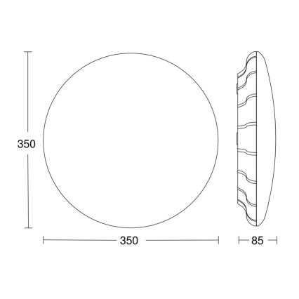 Steinel 079727 - KOMPLEKTS 5x LED Griestu lampa ar sensoru  RS PRO S30 SC LED/25,7W/230V 3000K