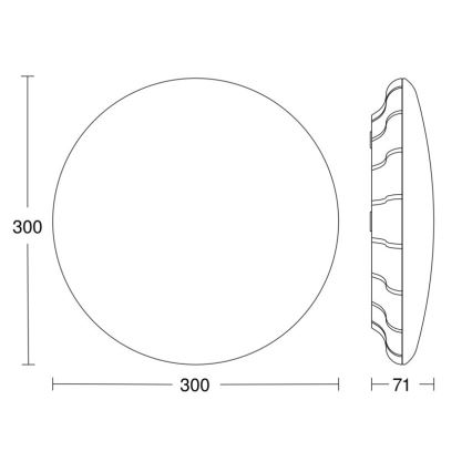 Steinel 079772 - LED Āra griestu lampa ar sensoru RS PRO S20 SC LED/15,7W/230V IP65 4000K