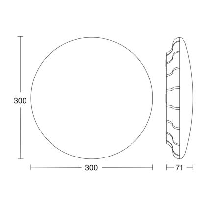 Steinel 081096 - LED Griestu gaismeklis ar sensoru RS PRO S10 SC LED/9,1W/230V 3000K