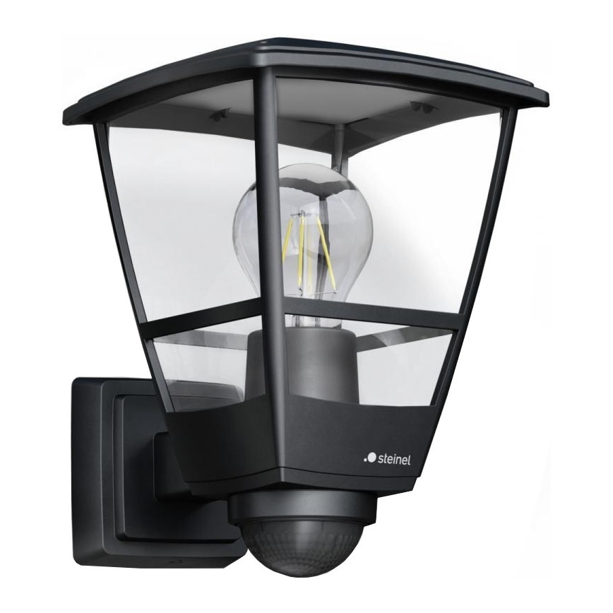 Steinel 084769 - Āra sienas lampa ar sensoru L10S 1xE27/15W/230V IP44