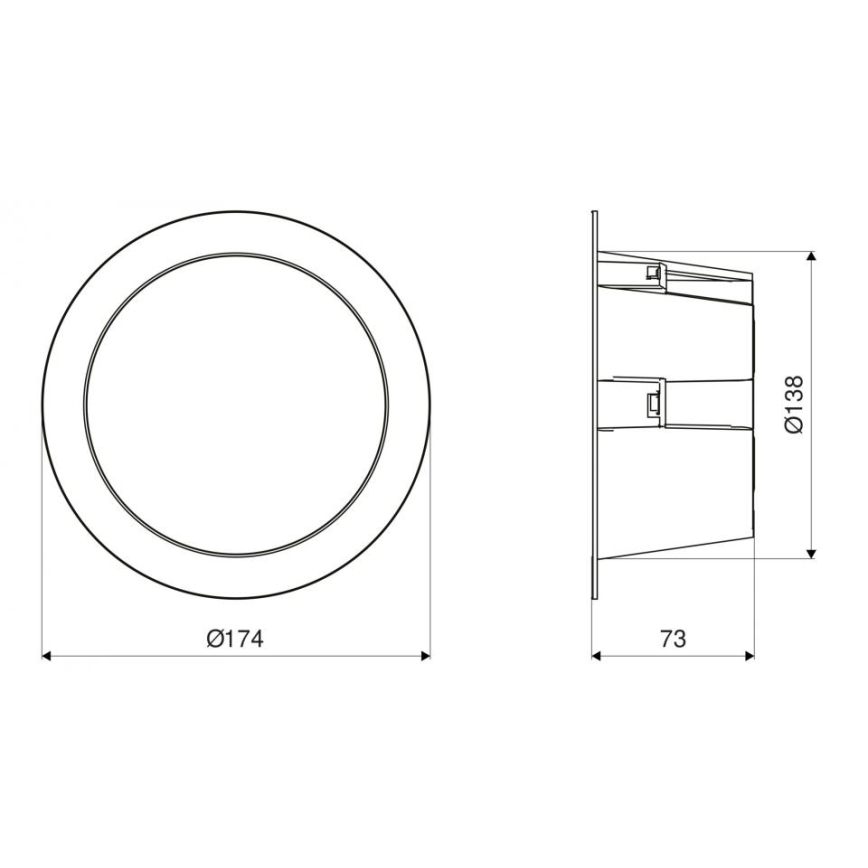 Steinel 084998 - LED Aptumšojama āra iegremdējama lampa ar sensoru RS PRO DL 150 SC LED/10,8W/230V 3000/4000/5700K IP54