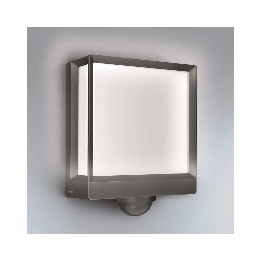 Steinel 085247 - LED Aptumšojama Āra sienas lampa ar sensoru L40SC LED/12,9W/230V