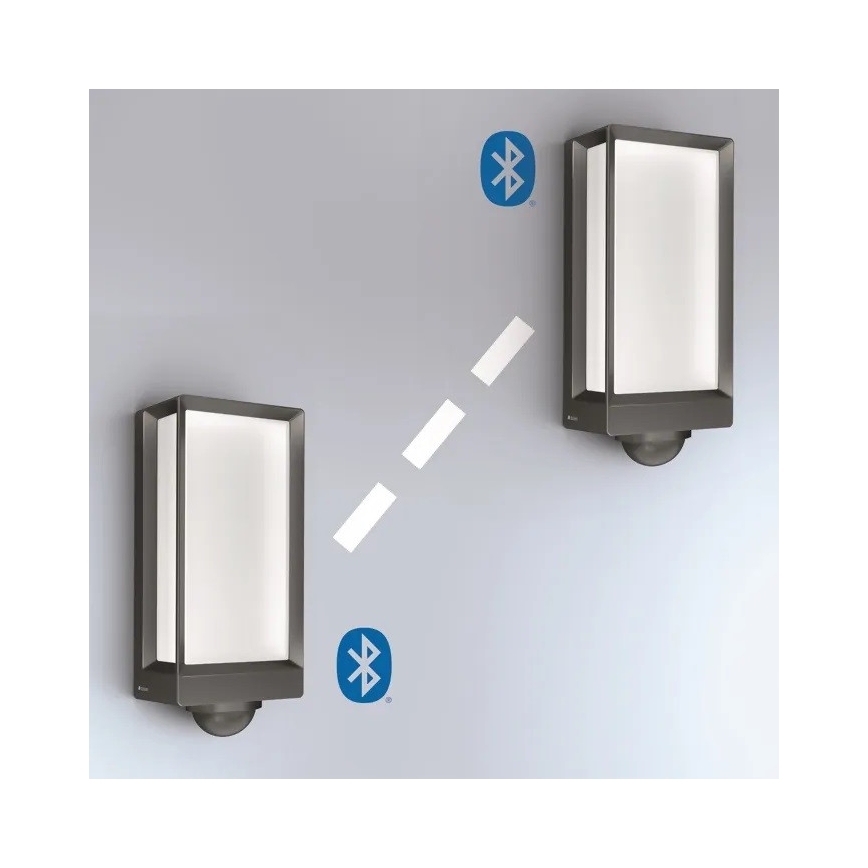 Steinel 085261 - LED Aptumšojama Āra sienas lampa ar sensoru L42SC LED/13W/230V IP54