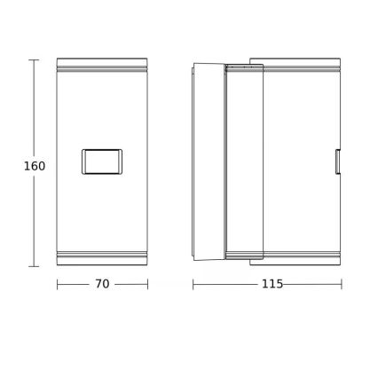 Steinel 087739 - LED āra sienas gaismeklis ar sensoru 2xGU10/14,5W/230V L 940SC IP44