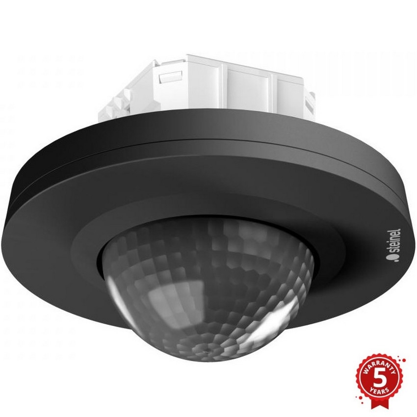 Steinel 088040 - Kustību sensors ar klātbūtnes sensoru PD-24 ECO KNX 360° melna