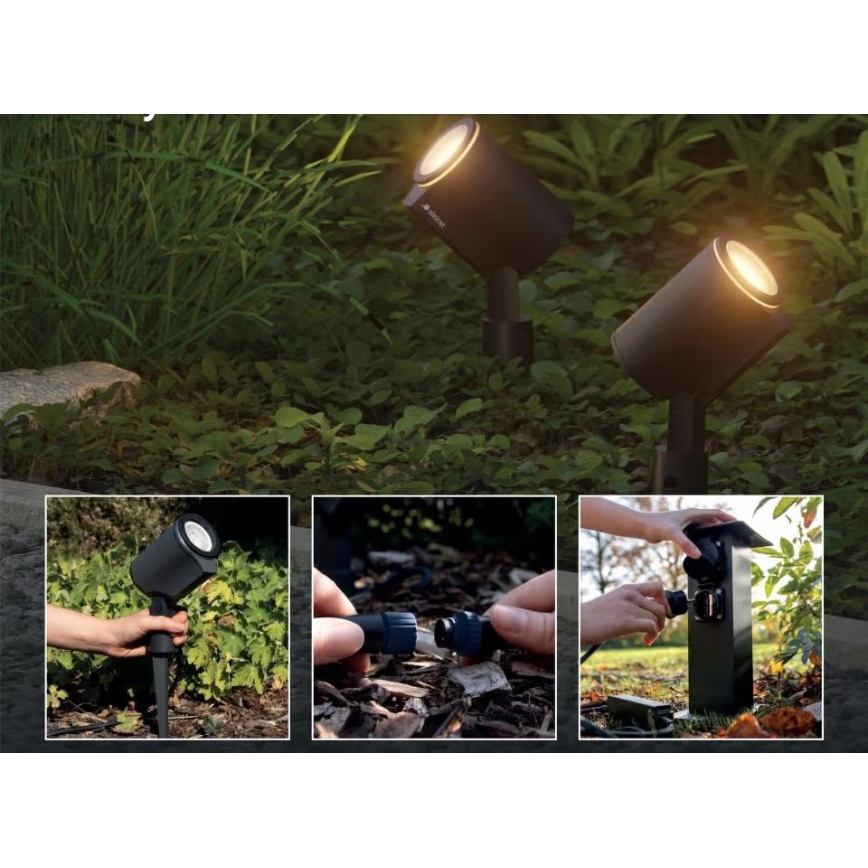 Steinel 089344 - Āra LED RGBW lampa ar sensoru LED/7,9W/24V IP65