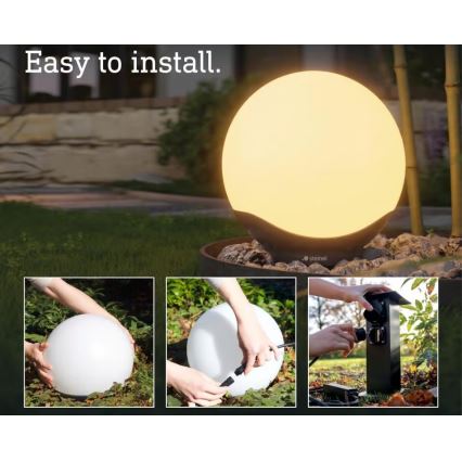 Steinel 089375 - LED RGBW āra lampa ar kustības sensoru LED/9,07W/24V 400 mm IP65