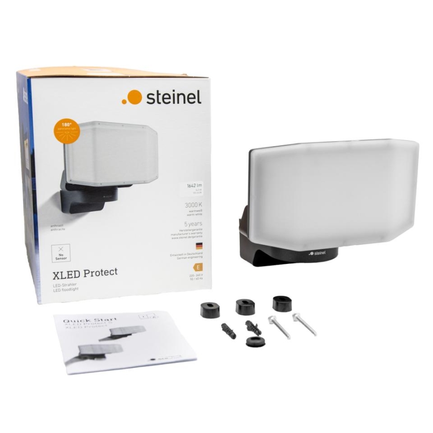 Steinel 090029 - LED Prožektors XLED PROTECT LED/13,6W/230V 3000K IP54 antracīta
