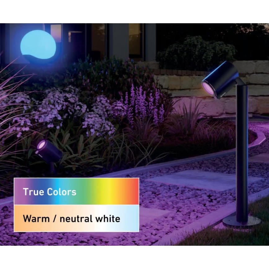 Steinel 093907 - Pamata komplekts LED RGBW 2x Āra lampa LED/7,8W/24V IP65