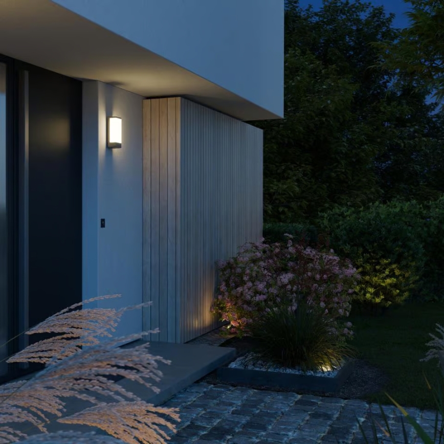 Steinel 094270 - Āra sienas gaismeklis 1xE27/15W/230V L 14 IP44