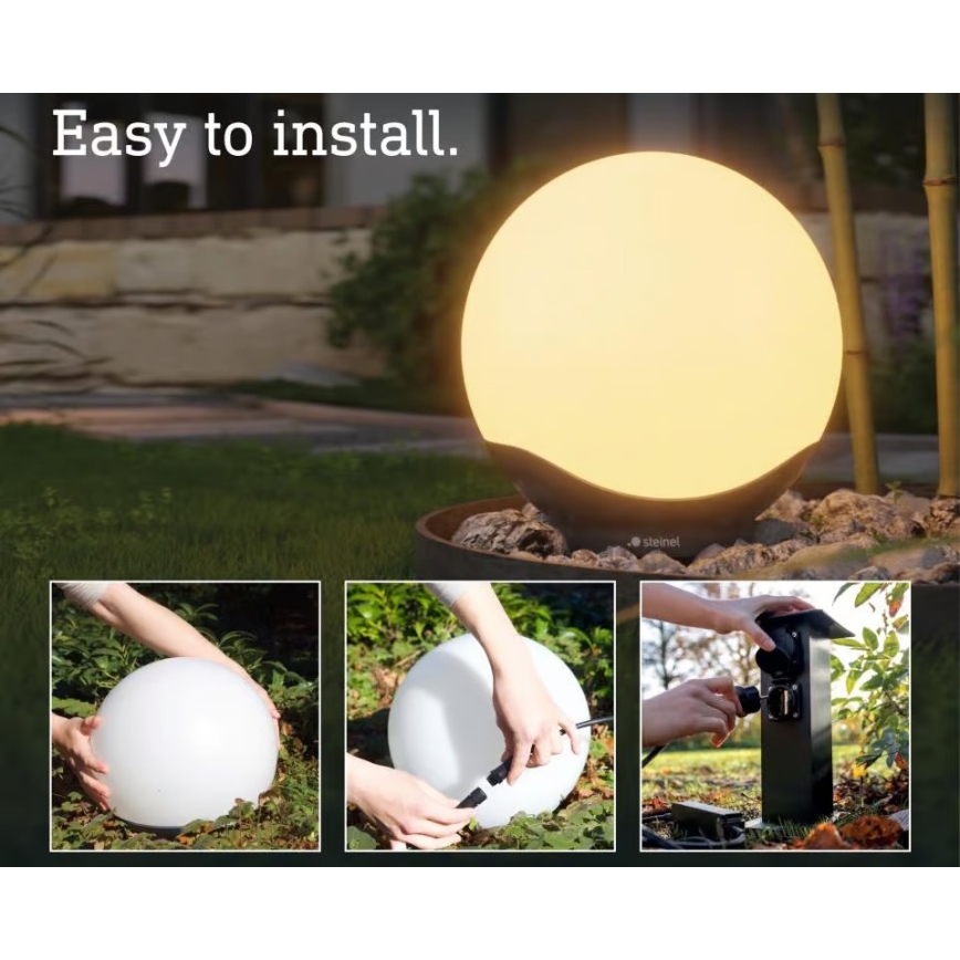 Steinel 094829 - Pamata komplekts LED RGBW āra lampa LED/5,04W/24V 300 mm IP65