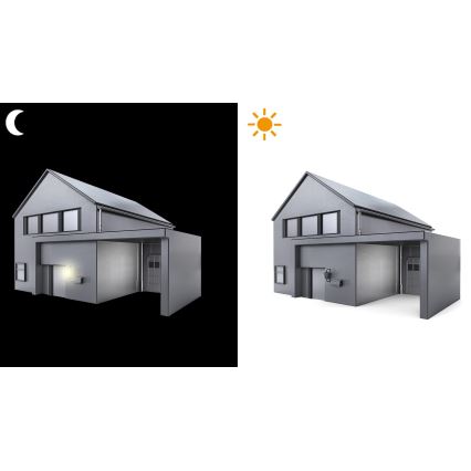STEINEL 550318 - Krēslas slēdzis NightMatic 2000 melna IP54