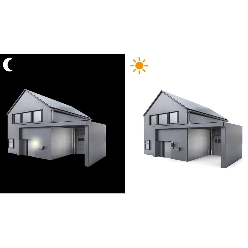STEINEL 550318 - Krēslas slēdzis NightMatic 2000 melna IP54