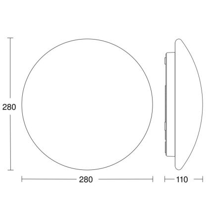 STEINEL 56032 - LED Āra sensora gaismeklis LED/9,5W/230V IP54