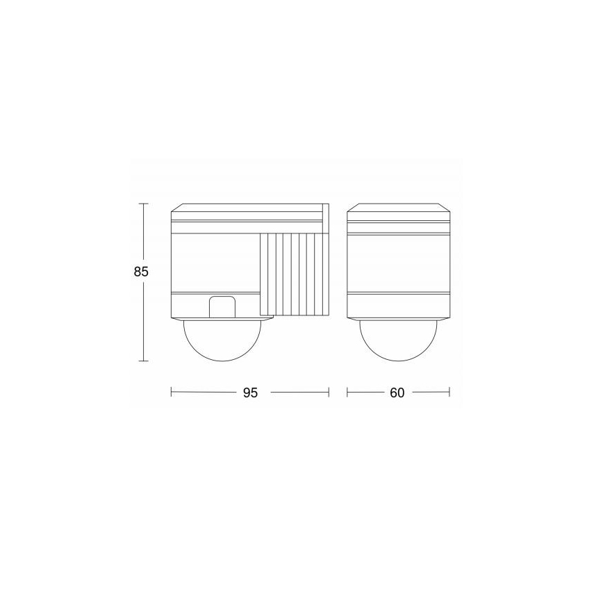 STEINEL 602116 - Infrasarkanais sensors   602116 - IS 300 melns
