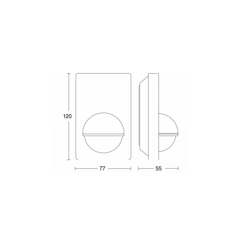 STEINEL 603113 - Āra kustību sensors IS 180-2 melna IP54