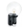STEINEL 634216 - L 560 S Āra sienas lampa ar sensoru melns IP44