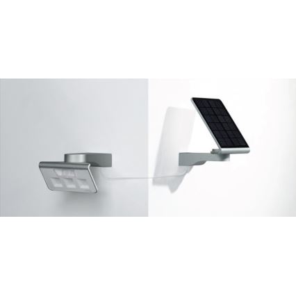 STEINEL 671006 - Saules enerģijas sensors LED-Prožektors XSolar L-S 0,5W/LED balta IP44 2500 mAh