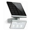 STEINEL 671013 - Saules enerģijas LED-Prožektors XSolar L-S 1,2W/LED sudraba IP44 2500 mAh