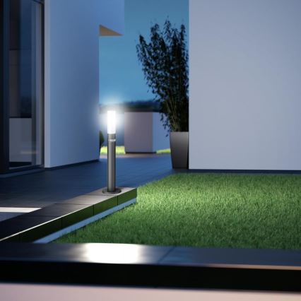 STEINEL 69469 - LED Āra lampa GL 65 LED/8,5W/230V IP44 3000K antracīta