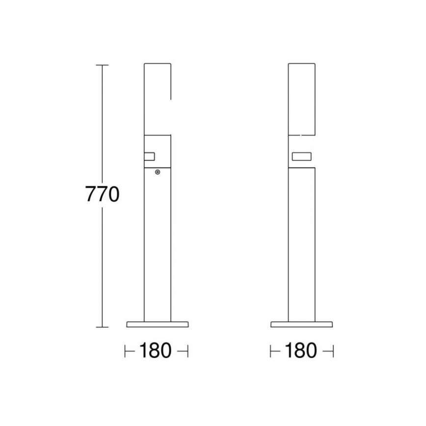 STEINEL 69476 - LED Āra lampa ar sensoru GL 65 S LED/8,7W/230V IP44 3000K antracīta