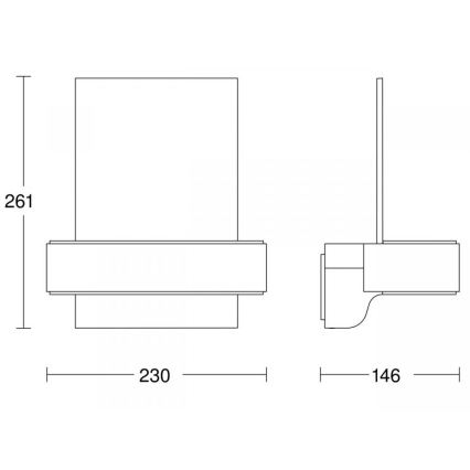 STEINEL 87579 - LED Mājas numurs ar sensoru L 820 SC LED/9,8W/230V IP44