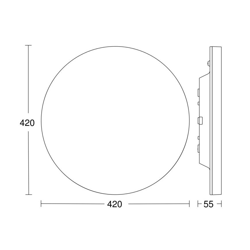 Steinel 067793 - LED Aptumšojama griestu lampa ar sensoru RS PRO R30 plus SC 23,7W/230V 3000K IP40