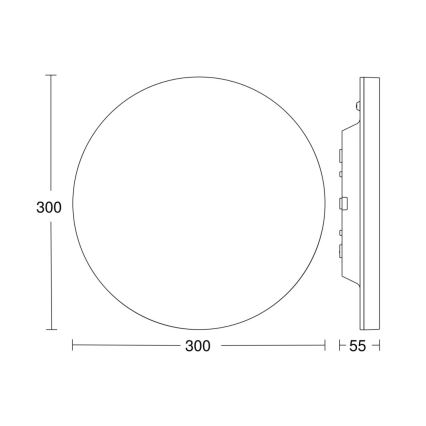 Steinel 067717 - LED Aptumšojama griestu lampa ar sensoru RS PRO R10 PLUS SC 8,5W/230V IP40 3000K