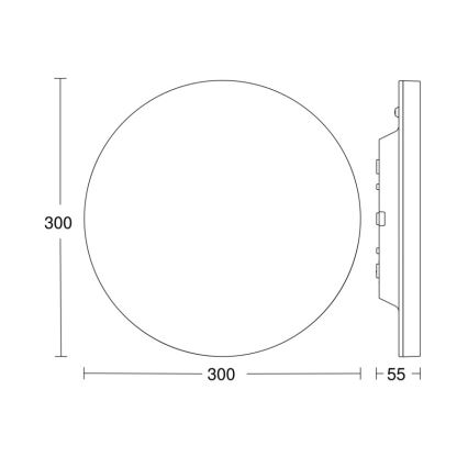 Steinel 067700 - LED Aptumšojama griestu lampa ar sensoru RS PRO R10 PLUS SC 8,5W/230V IP40 4000K