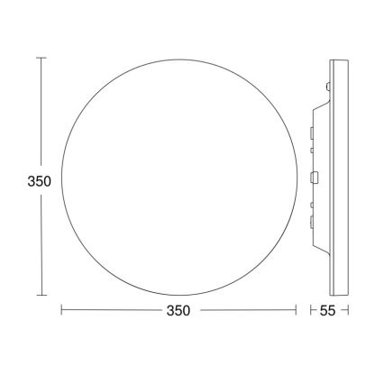 Steinel-LED Aptumšojama lampa ar sensoru RSPROR20BASIC 15,3W/230V IP40 3000K