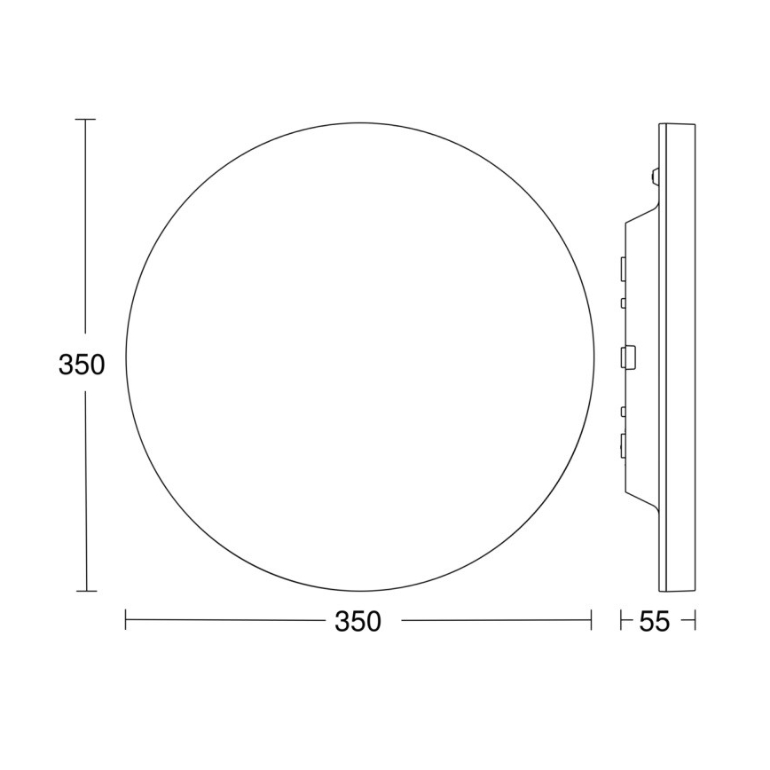 Steinel - LED Aptumšojama griestu lampa ar sensoru RSPROR20BASIC 15,3W/230V IP40 3000K