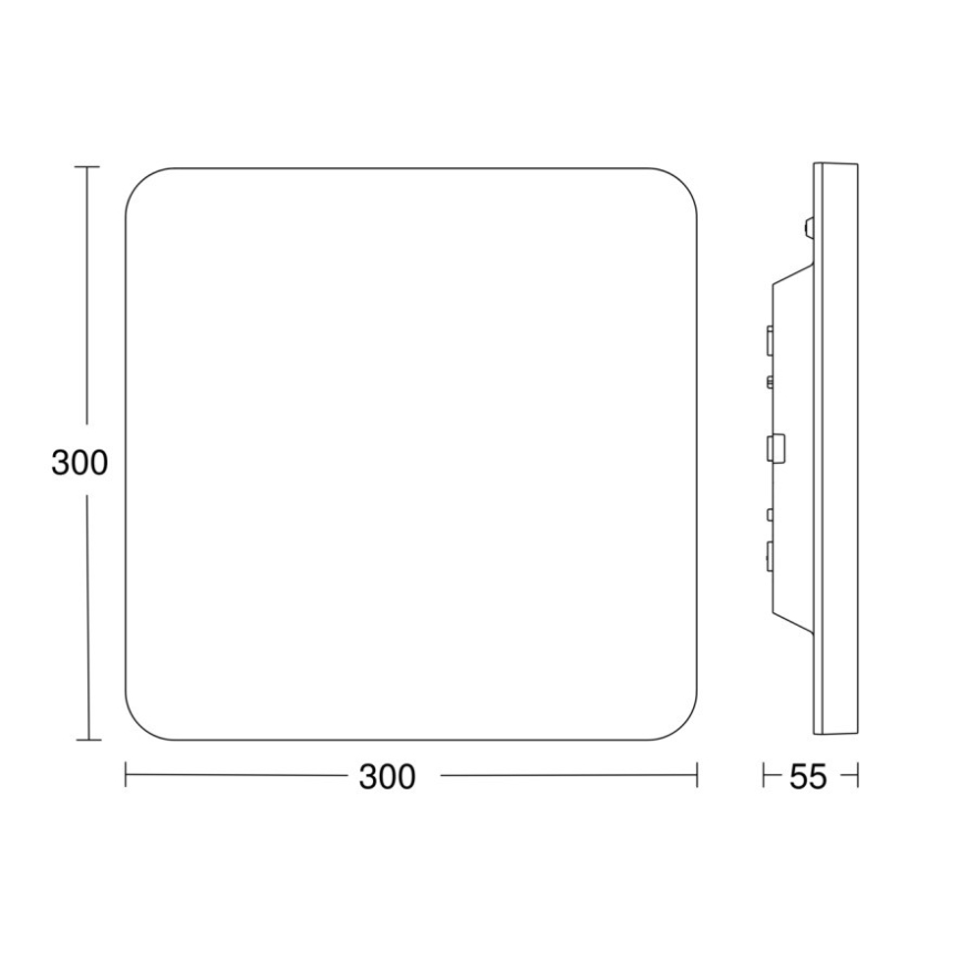 Steinel - LED Aptumšojama griestu lampa ar sensoru RSPROR20BASICQ 15,3W/230V IP40 4000K