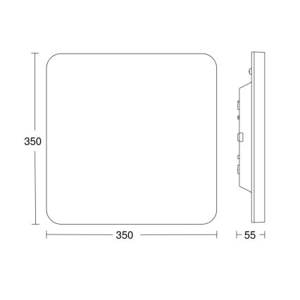 Steinel-LED Aptumšojama lampa ar sensoru RSPROR30QBASICSC 23,26W/230V IP40 3000K