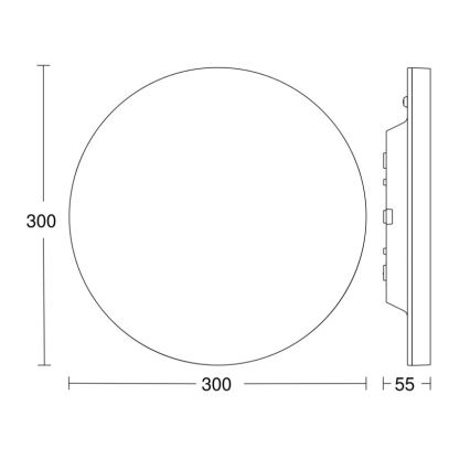 Steinel 067816 - LED Aptumšojams griestu gaismeklis ar sensoru RS PRO R10 BASIC SC LED/8,5W/230V 3000K IP40