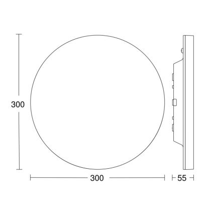 Steinel 067809 - LED Aptumšojams griestu gaismeklis ar sensoru RS PRO R10 BASIC SC LED/8,5W/230V 4000K IP40