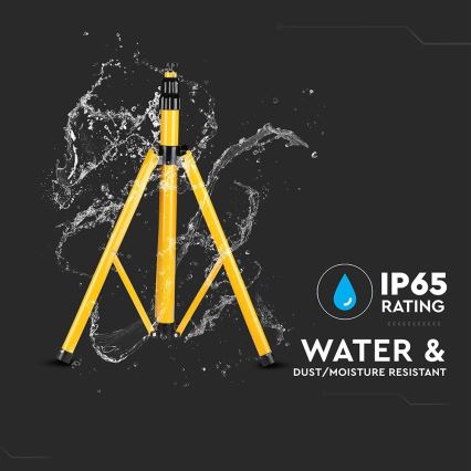 Stends prožektoriem 180 cm dzeltena