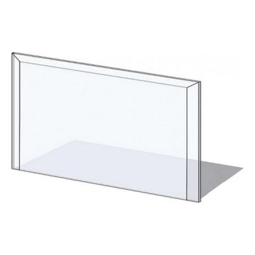 Stikls zem kamīna 1000x550x6 mm taisnstūris