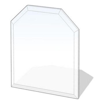 Stikls zem kamīna 1200x1000x8 mm