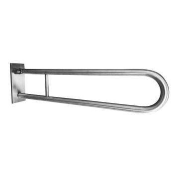 Stiprinājums 10x25 cm nerūsējošā tērauda/sudraba