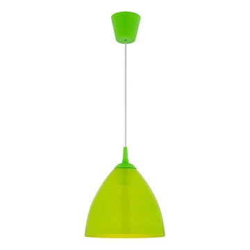 Strāvas kabelis EDI, 1x E27, 60 W, 230 V, 90 cm, zaļš