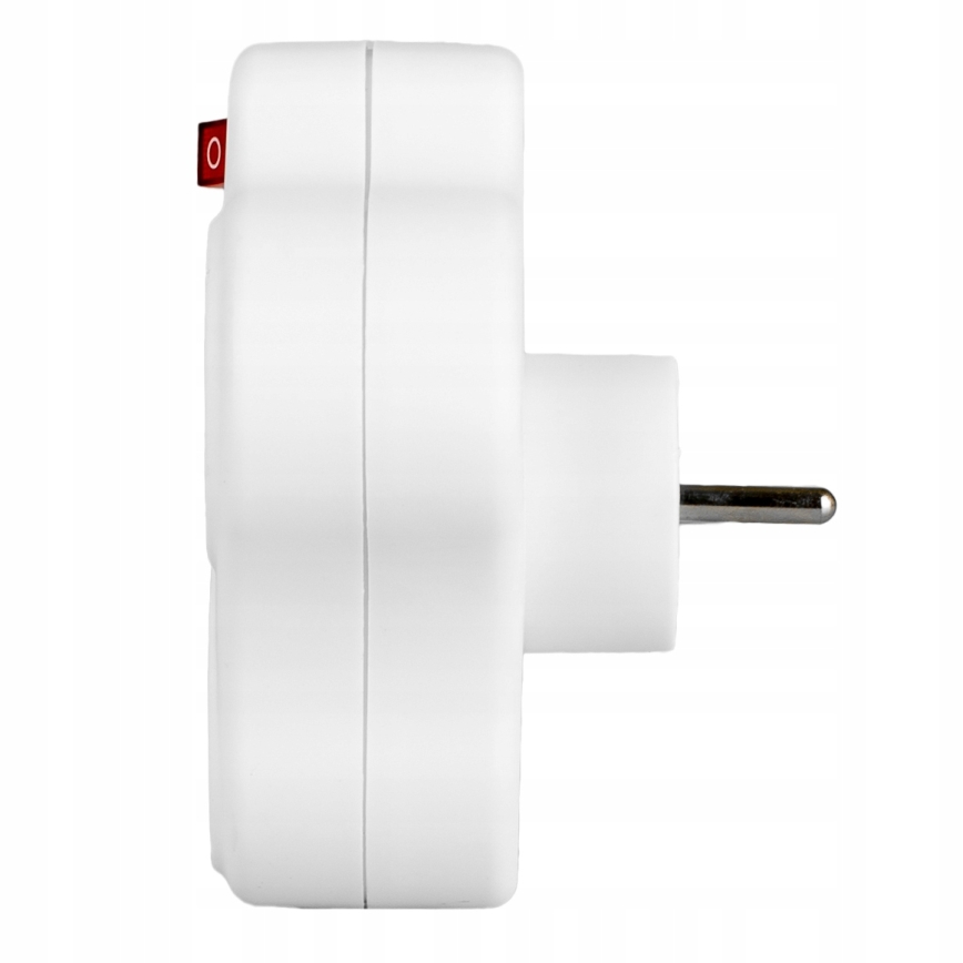 Strāvas sadales bloks ar slēdzi — 3 kontaktligzdas