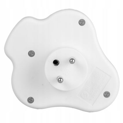 Strāvas sadales bloks ar slēdzi — 3 kontaktligzdas