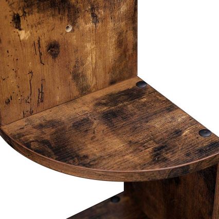 Stūra sienas plaukts SNAKE brūns